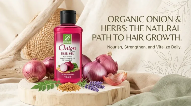 Organic studio onion hair oil hair growth pakistan.webp