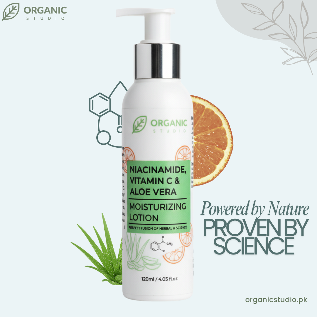 Face moisturizer with niacinamide vitamin C alpha arbutin for glowing skin