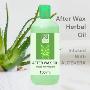 Organic Studio After Wax Oil Pakistan with Aloe Vera for Post Wax Care and Smooth Skin 100ml