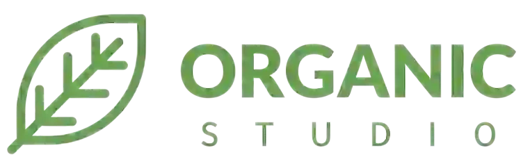 Organic studio logo green