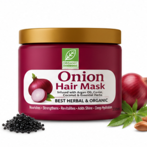 Organic Studio Onion Hair Mask with Argan Oil Caviar and Essential Herbs