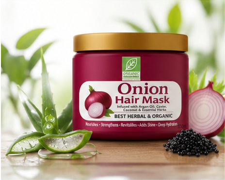 Onion Hair Mask for Dry Damaged and Frizzy Hair Pakistan
