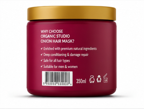 Organic Studio Onion Hair Mask Ingredients and Directions