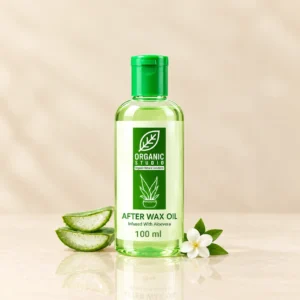 Organic Studio After Wax Oil Pakistan with Aloe Vera for Post Wax Care and Smooth Skin 100ml